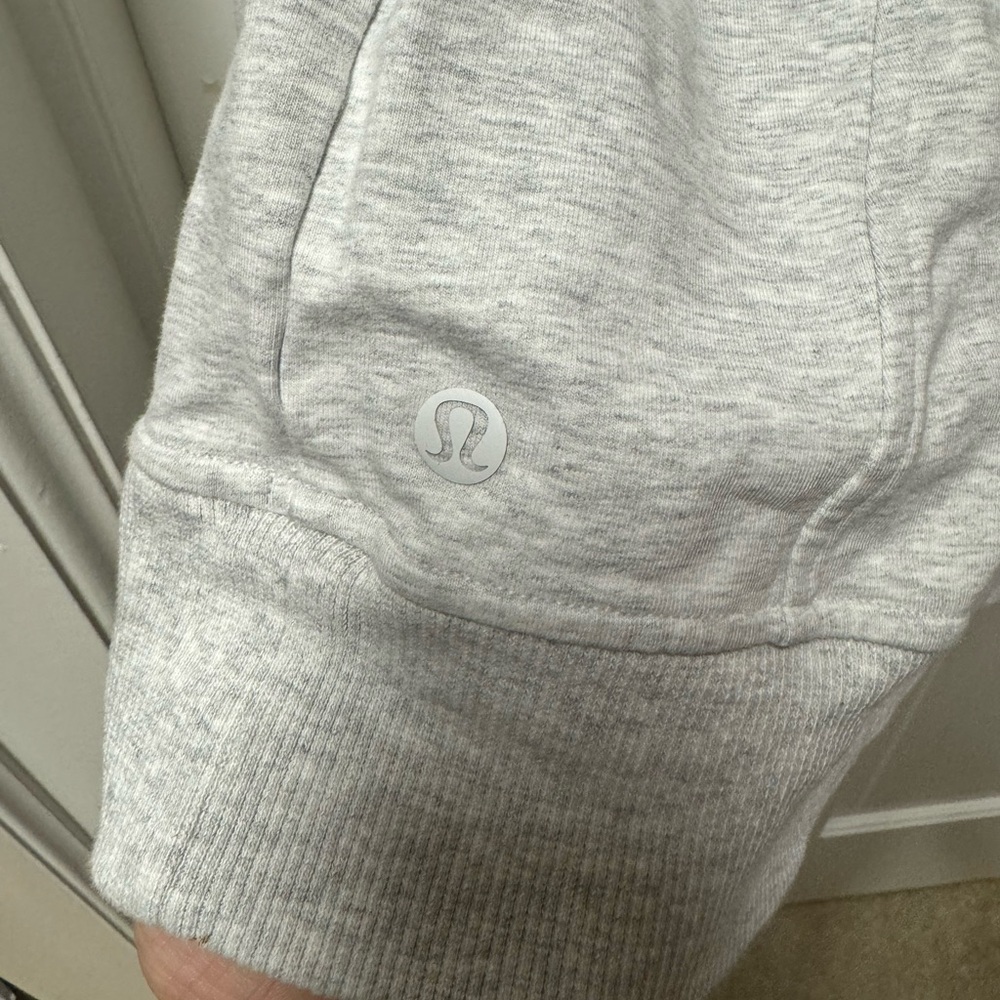 Lululemon gray hoodie sweatshirt size 8